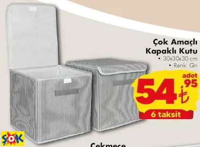 ÇOK AMAÇLI KAPAKLI KUTU
